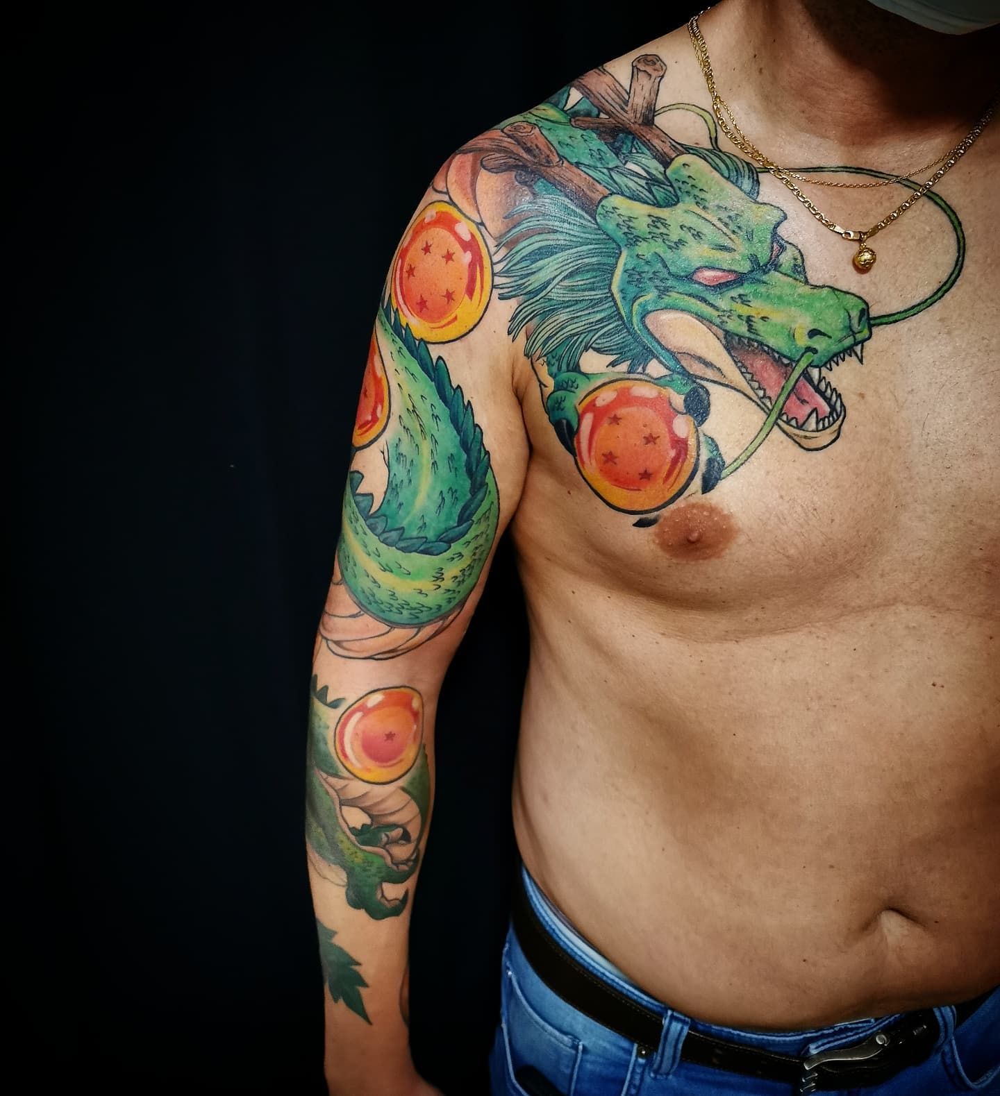Tatouage dragon en couleur - Tatouage Toulon Hyeres 
